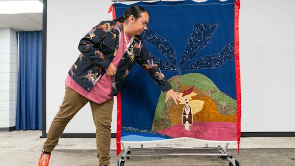 Prairie Island artist shares his inspiration for tapestry depicting Red Wing