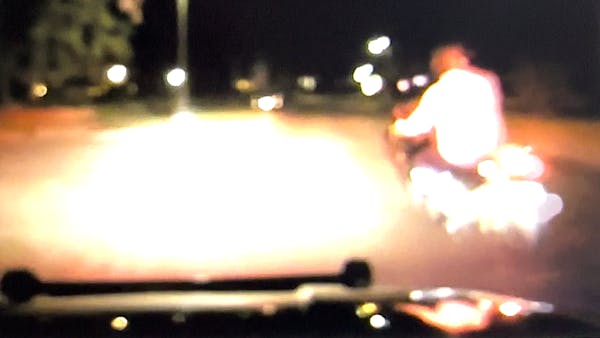 Dashcam video shows crash between motorcyclist and MPD squad car