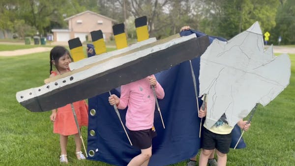 Three-to-six year olds make school film about the Titanic