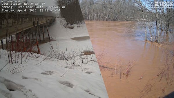 Minnesota Rivers Snow Time Lapse via USGS