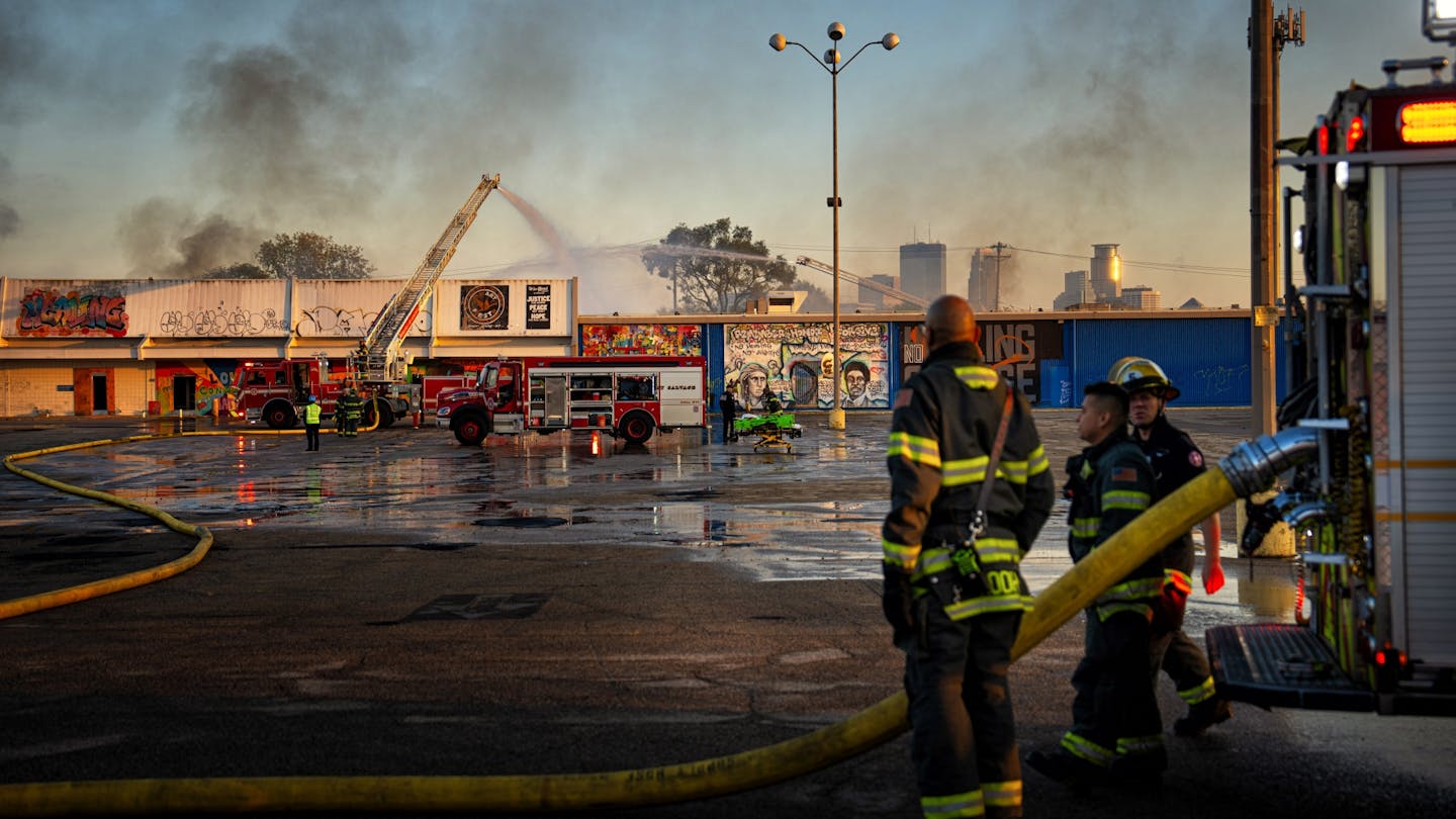 Lake Street Kmart fire in Minneapolis largely extinguished