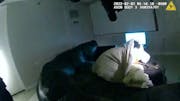 Video: Locke, under blanket, holds gun as officers enter, fire
