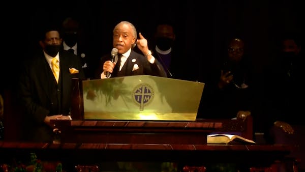 The Rev. Al Sharpton delivers eulogy for Amir Locke