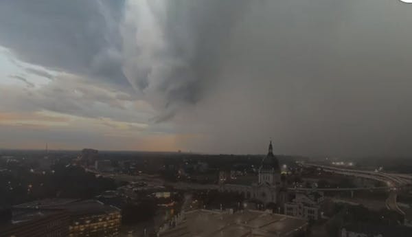 Storms roll in across Twin Cities