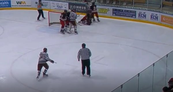On-ice attack during high school hockey game