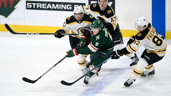 Wild falls to Bruins after sleepy effort in home finale