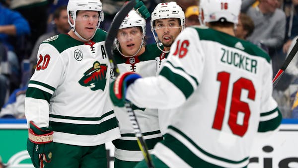 Wild closes out road trip with 'character' win over Blues