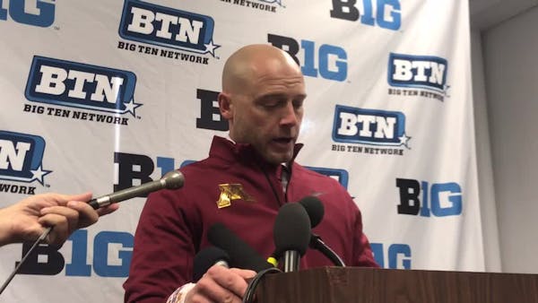 Fleck on the Gophers 38-22 victory at Northwestern