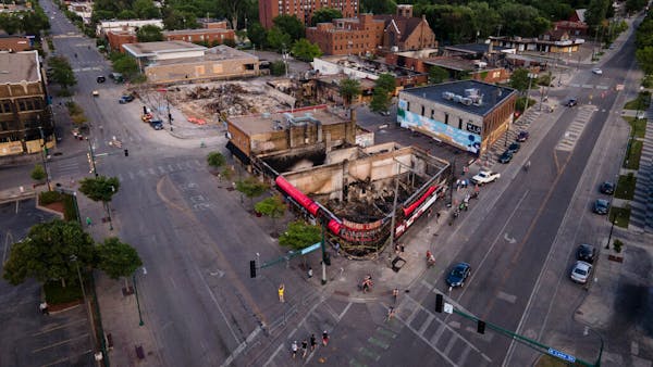 Aerial video of Minneapolis shows aftermath of rioting, looting