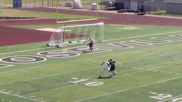 End-to-end sprint by Roseville soccer captain thwarts opponent's goal try