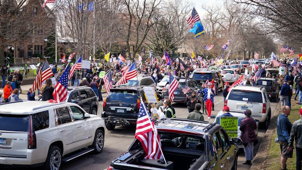 Trump-backed rally urges Gov. Tim Walz to 'Liberate Minnesota'