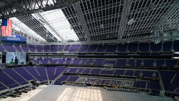 New curtains block sunlight at U.S. Bank Stadium for Final Four