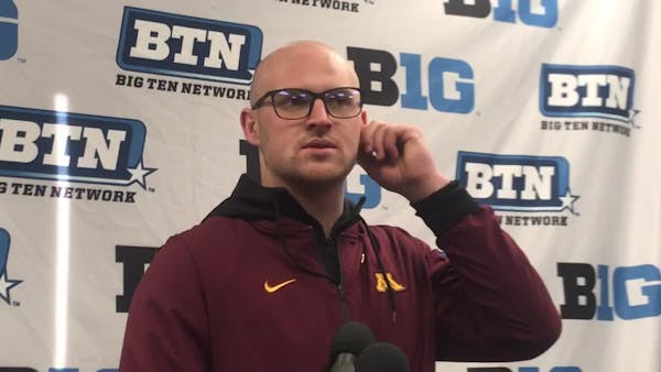 Morgan on how he progressed through concussion protocol to play for Gophers