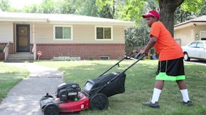 Man mowing lawns for people in need in every state arrives in Minnesota