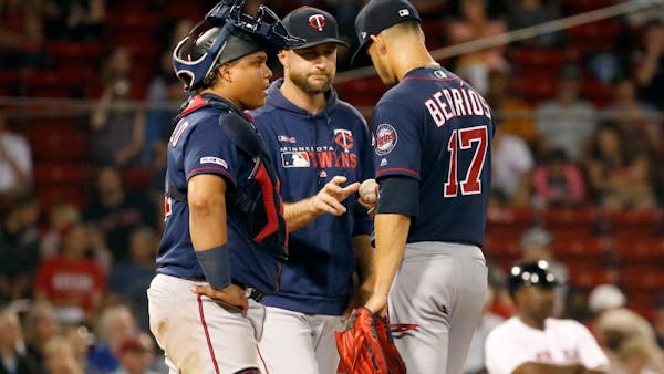 Berrios: Missed location on Betts' homers