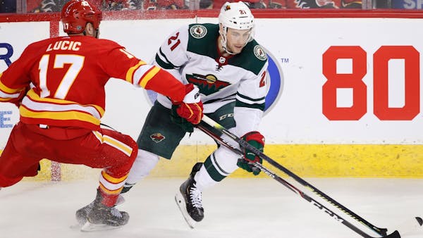 Wild's offense comes up short in tight loss to Flames