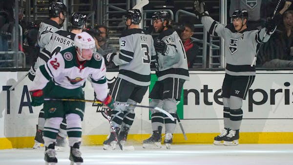 Defensive mistakes down Wild in lopsided loss to Kings