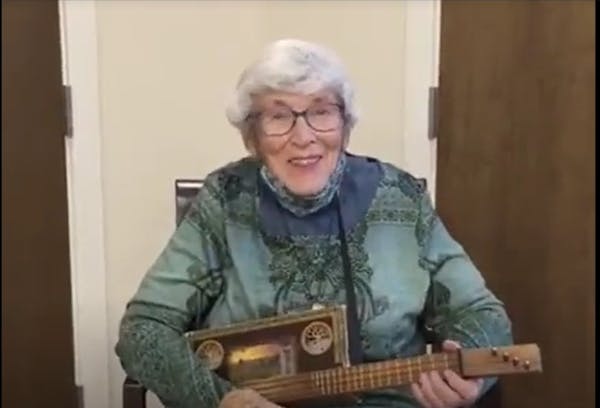 Rhoda Brooks on the cigar-box ukulele