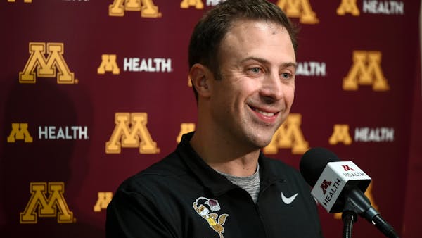 Pitino and Gophers players on Oklahoma State