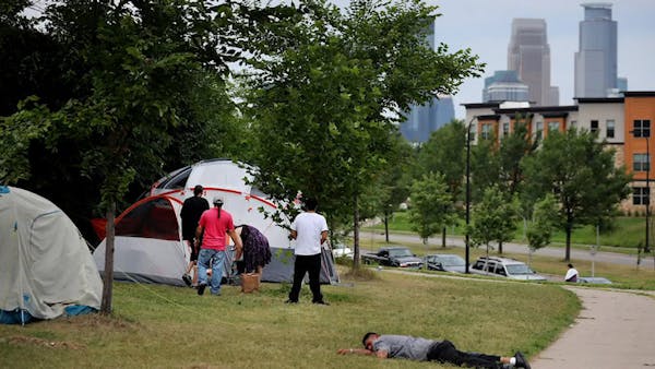 Mpls. leaders unveil plan for tackling growing homeless camp