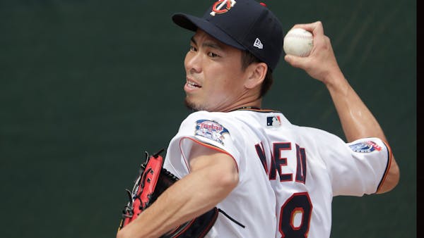 Maeda gives up homer in Twins debut