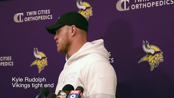 Kyle Rudolph says there's talent 'across the board' with Chicago
