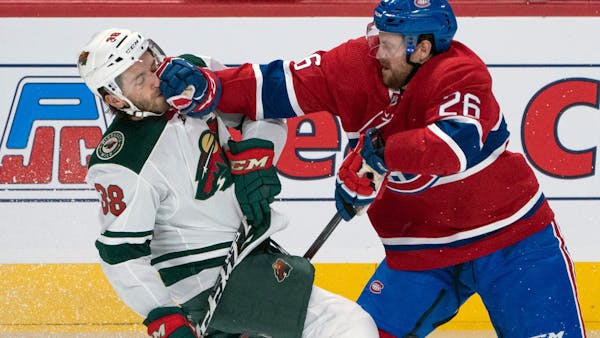 Wild shut out by Canadiens at end of road trip