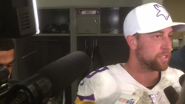 Thielen: 'Pretty proud of the guys in this locker room'