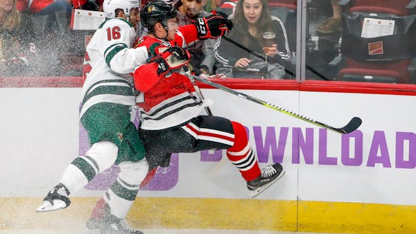 Wild can't overcome two-goal first period by Blackhawks