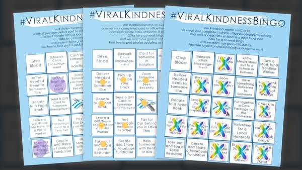 Can you make kindness go viral with bingo? This church is trying to