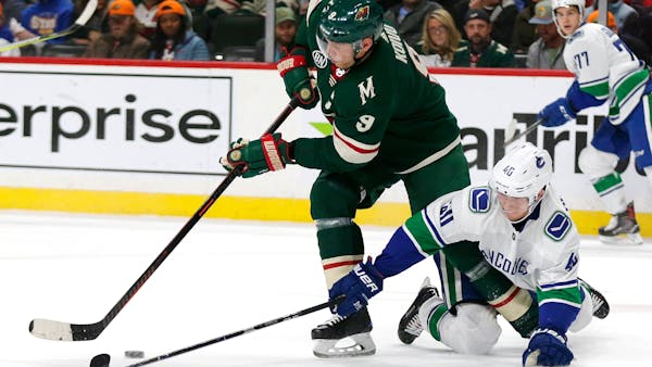 Niederreiter-Koivu-Coyle shine in Wild's rout of Canucks