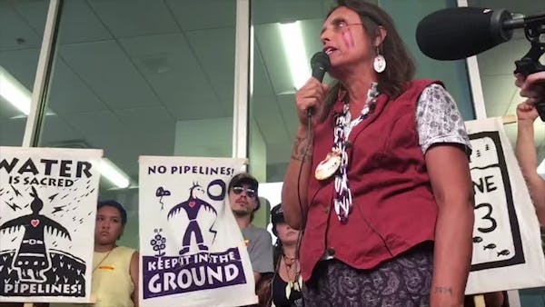 Activists vow resistance against Enbridge pipeline project