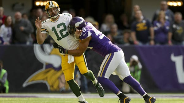 Rhodes knows Rodgers can end Vikings' run of success vs. Green Bay