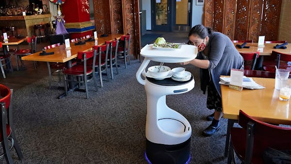 Dee Dee the robot is an extra set of hands for wait staff at Sawatdee in Minneapolis