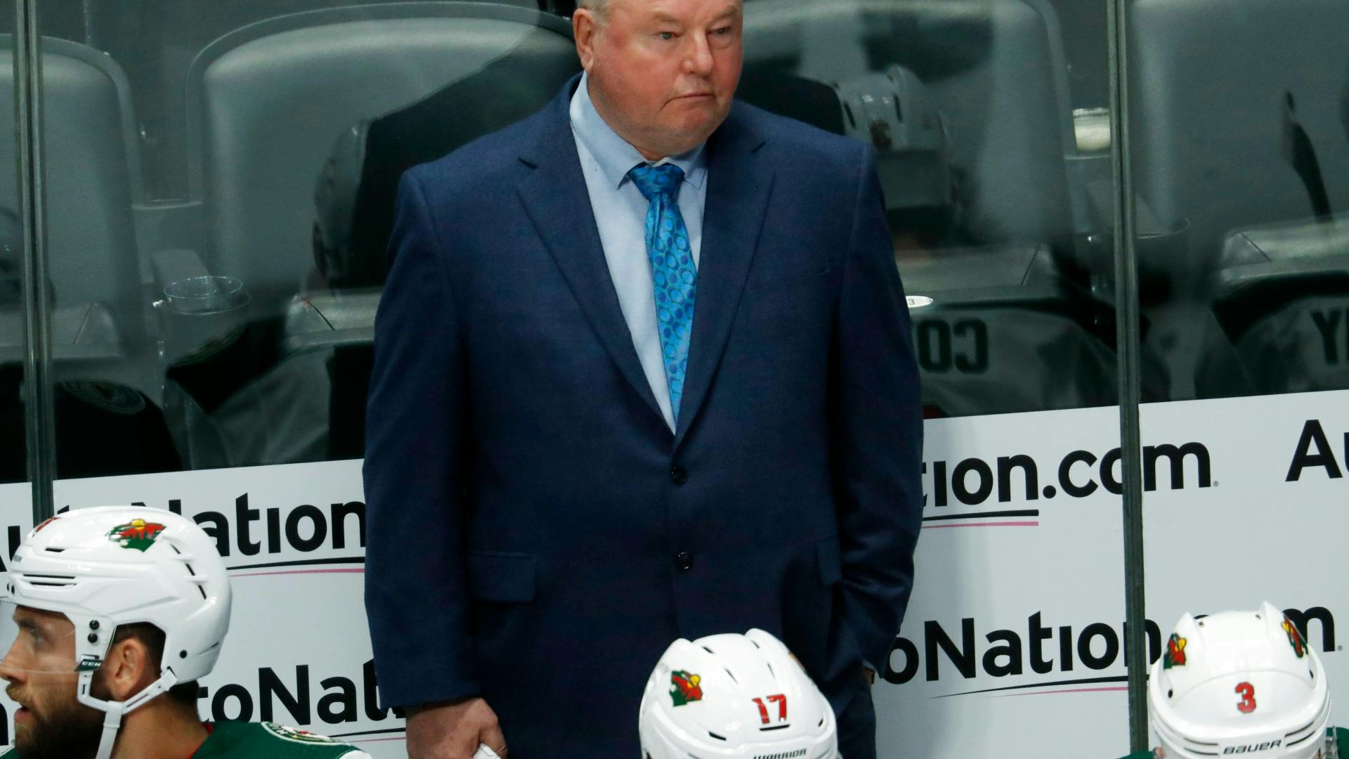 Coach Bruce Boudreau discusses the Wild's season-opening 4-1 loss to the Avalanche.
