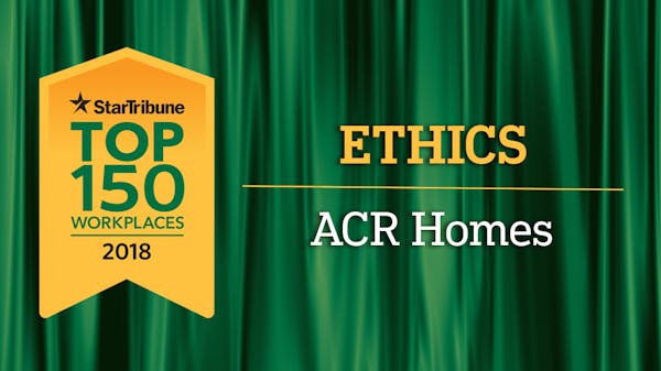 Top Workplaces: ACR Homes operates by strong values