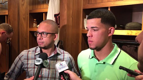 Berrios on almost seeing his countryman throw perfect game
