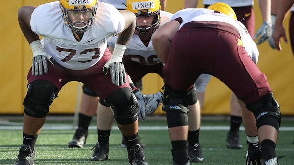 Former Gophers OL Greene on recovering from knee injury