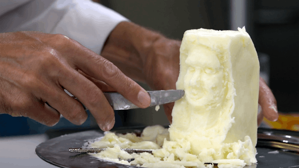 Yes, you can carve a princess out of butter
