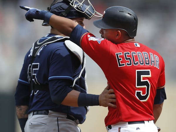 Escobar: I got upset with Rays' third baseman