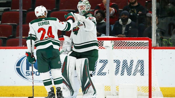 Wild ties franchise record for goals in a game in 8-5 victory at Arizona