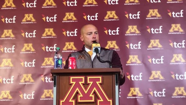 Fleck on the Gophers' 40-17 win against Illinois