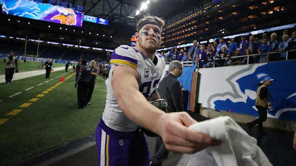 Rudolph discusses being on trading block for Vikings
