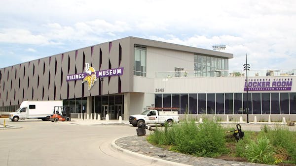 Vikings museum almost ready for team's fans