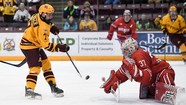 Gophers forward McManus on the chemistry his line has developed