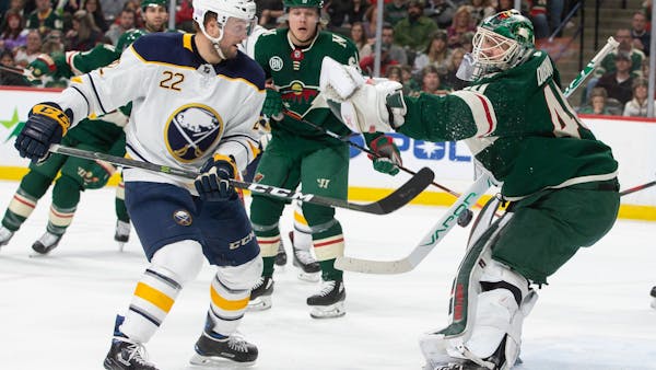 Wild coughs up two-goal lead in 3-2 home loss to Buffalo