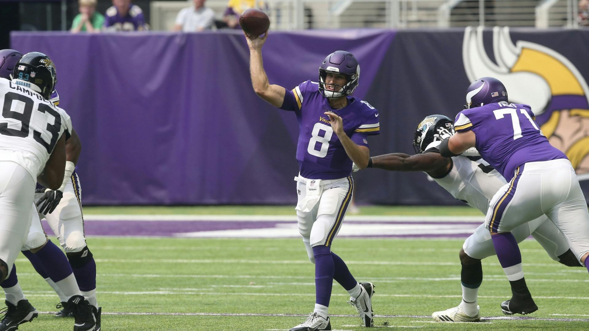 Vikings quarterback Kirk Cousins came off as being hopeful rather than upset about today's loss to the Jaguars and sees it as an opportunity to improve rather than regress.