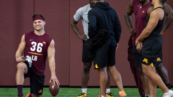 Former Gophers LB Cashman on his journey to the NFL draft
