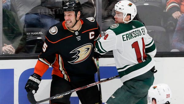 Wild gets 'mad,' rallies for win over Ducks