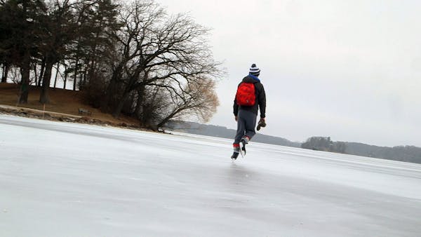Lack of snow creates a paradise for ice skaters